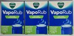 x3 Vicks Vaporub - 100g