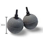50mm 2" Round Ball Ceramic Air Stone for Fish Tank Pond Aquarium Diffuser Bubble