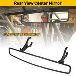UTV Rear View Racing Center Mirror 1.75" 2'' Clamp Fits Polaris General XP RZR