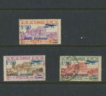 Tunisia Scott # C10 - C12 Used Complete 1930 Airmail Overprint Set