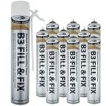 Aerosol Expanding Foam Gap Filler Quick Set insulating Spray Can 750ml