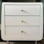 SnüzKot Skandi 3-Drawer Changing Unit / Dresser in White – Good Condition