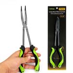 Fishing Pliers, Extra Long Bent Nose Pliers, 11.5”, Pike Predator Tools (336)