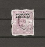 MOROCCO AGENCIES 1907/13 SG 38 USED