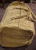 Brand New Vintage Genuine Leather Holdall Travel Weekend Tennis Duffle Bag Tan