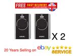 FAAC XT2 868 SLH LR GATE FOB REMOTE CONTROL ELECTRIC KEY FOB BLACK HAND SET X 2