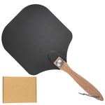 Non-Stick Pizza Peel Aluminium Paddle with Foldable Wooden Handle 12x14 Inch