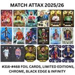 MATCH ATTAX 25/26 2026 LIMITED EDITION/100 CLUB/HERITAGE/BLACK EDGE/CHROME..