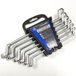 Toolzone Deep Offset Ring Spanner set. 6 Metric Ring Spanner Wrenches 6-17mm