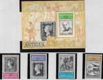 ANTIGUA 1979 SG603-07, ROWLAND HILL 150 ANNIVERSARY; WORKS BY DURER, M.N.H.