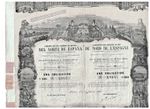 COMPANIA DE LOS CAMINOS DE BIERRO DEL NORTE DE ESPANA - 500  Peseta BONDS - 1888