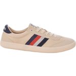Lambretta Vulkan Mens Trainers Cream Stylish Casual Comfortable Comfort Shoes