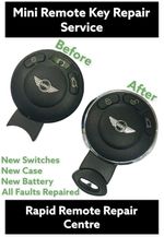 Repair service for Mini R55 R56 R57 R58 R60 R61 3 Button Remote key fob Battery