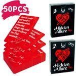Couples Card Games for Adults 50 Pieces Romantic Intimate Fun Portable