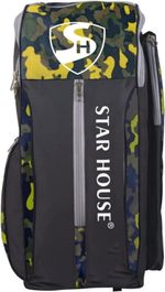 Cricket Kit Bag with Bat Holder Duffle Kit Bag Full Size Yellow