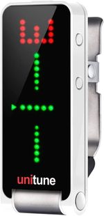 TC Electronic UNITUNE CLIP Clip-On Tuner with Strobe and Chromatic Modes and 108