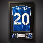 Framed Cole Palmer Chelsea 2024/25 Hand Signed Football Shirt With COA £299