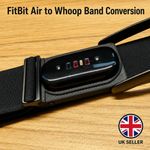 NEW Fitbit Air to Whoop Band Conversion Black Clasp Part for 4.0 & 5.0 Bands UK