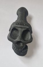 Maya Aztec Death Whistle – Loud Screaming Skull Replica Black, Scary and Unique