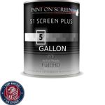 High-Quality Silver Projection Paint - 350-400 sq ft Coverage for Professionals