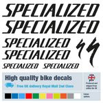 Specialized bike labels / decals / stickers, 5+ years external quality (24 pack)