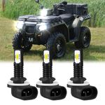 3x LED Headlight Bulbs 881/886 For Polaris Ranger Sportsman 400 500 570 700 800