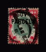 GOVT. PARCELS 1900 1s JUBILEE, SG O72, GOOD COLOUR & PARCELS CANCEL, CAT. £225
