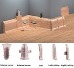 PVC Skirting Board Cable Cover 2.2m Flexible Edge Wall Trim Various Colours