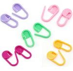 10/20/50 Stitch Markers Stitch Holders Knitting Crochet Plastic Pins Mixed