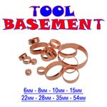 Copper Compression Olive 6mm 8mm 10mm 15mm 22mm 28mm 35mm 54mm - Select Quantity