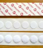 VELCRO® Brand Sticky Self Adhesive Hook And Loop Stick On Dots Black White 13mm