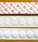 VELCRO® Brand Sticky Self Adhesive Hook And Loop Stick On Dots Black White 13mm