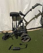 Motocaddy SE Electric Trolley with 36 Hole Lithium Battery + Motocaddy Seat VGC