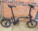 Cranston R9 Folding Bike Black 9 Speed Shimano 16" Wheels New Boxed Brand New!