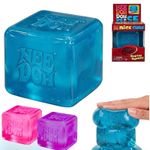 Nice Cube Nee Doh Stress Ball Sensory Toys Needohs Fidget Anxity Groovy Blue