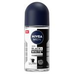 NIVEA MEN Black & White Original 72hr Anti-Perspirant Deodorant Roll-On 50ml UK