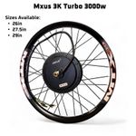 Mxus 3K Turbo 3000w BLDC Hub Motor MTX Rim 26/27.5/29in Stealth Bomber Motorcycl