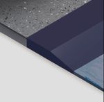 Black PVC Step reducing strip - 4.5mm and 6mm 34mm diminishing strip