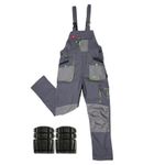 Mens Stretch Work Overalls � Slim Fit, 13 Pockets � With/Without Knee Pads