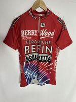Giordana Refin Mobilvetta Cycling Jersey Vintage | Men's | Red | Medium