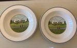 Set Of 2 Villeroy and Boch Salad Bowls- New - Design Naïf - Width 20 Cm