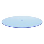 Turntable Mat Transparent Acrylic Reduce Static Dust Noise Record Platter Sl BLW