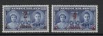 Newfoundland 1939 Surcharge pair SG 273-274 Mnh.
