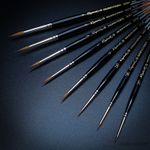 Raphael Kolinsky Sable 8404 Series Brushes Full Range Combined Shipping