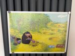 2 x Vintage 1980’s Giles Cartoon prints, Golfing Grandma, Motorcycle Grandma