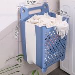 ­Wall Mounted Collapsible Laundry Basket Large Capacity Hanging Folding Laundry