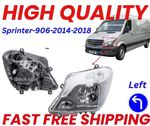 Passenger Left Side N/S Headlight Head Lamp for 14-18 Mercedes Sprinter W906