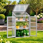 Neo Mini Wooden Greenhouse Garden Flower Vegetable Planting Box Growhouse