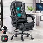 Executive PC Gaming Chair with Massage High Back Office Chair Swivel Game Chair