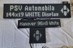 Hanover 144x19 White FULL SET Destination Blind USB Controller Bus Coach Display